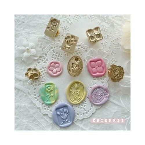 New Seal Handbook Lacquer Seal Chapter Head Envelope Sealing Wax Stamp Greeting Card Invitation Gift Handbook Seal