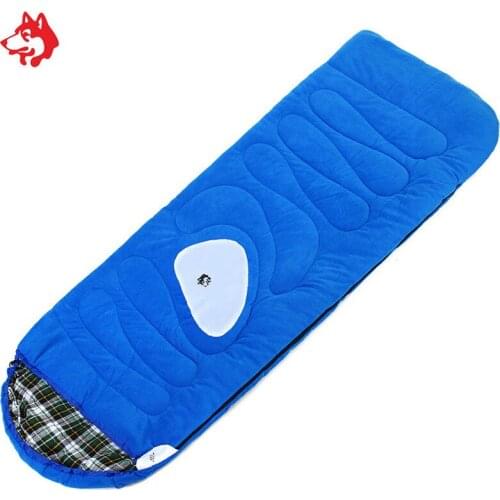 Wholesale Adult Blue/Orange sleeping bags 2.3kg waterproof outdoor hiking camping polar fleece fabric sleeping bags