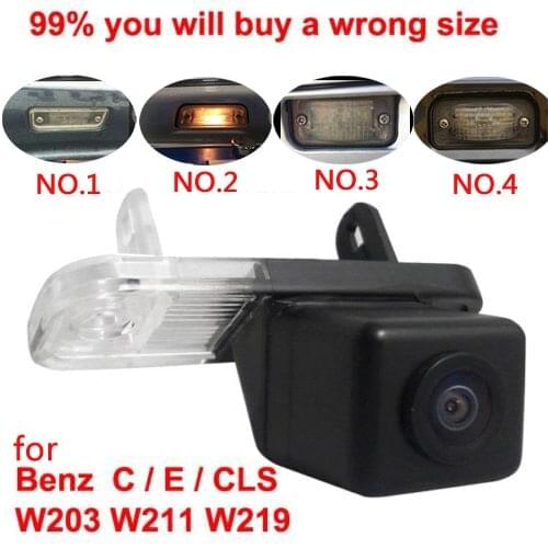 For CCD Mercedes Benz C Class W203 E Class W211 CLS Class W219 300 car Reverse rear view camera back up