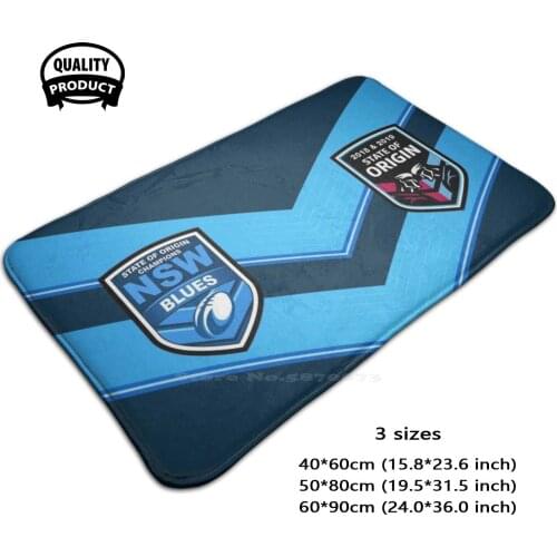 State Of Origin 2019 Nsw Back2Back S! Soft House Family Anti-Slip Mat Rug Carpet State Of Origin 2019 State Of Origin Origin