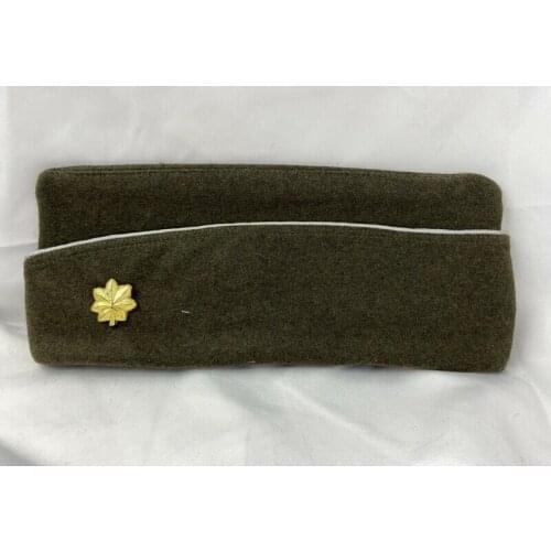 WW2 US ARMY OFFICERS WOOL GARRISON CAP HAT ARMY MAJOR INSIGNIA SOLDIER MILITARY HAT WAR REENACTMENTS