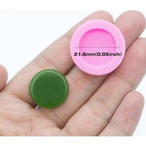 YF353 round Earring Silicone Mold for Resin Jewelry Making Pendant Earring Charm Necklace Mold