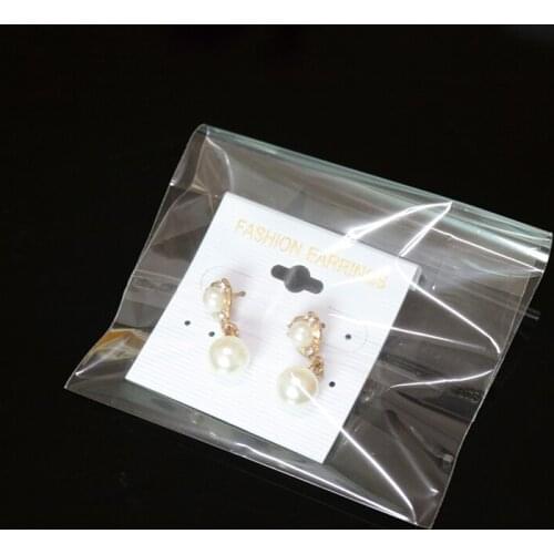 200 Pcs 7x11cm Clear Plastic Packaging Bags 2.75" x 4.3" Poly OPP Small Cello Cellophane Bag for Gift Packing