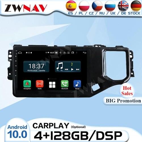 4+128G 2 Din Carplay Android 10 Radio Receiver For Chery Tiggo 4 2019 Auto Audio Stereo GPS Navigation Multimedia WIFI Head Unit
