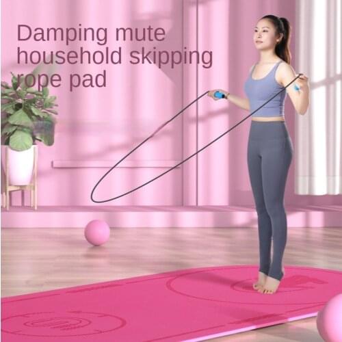 Free shipping home skipping mats, sound insulation, shock absorption, non-slip mat, TPE yoga mat, fitness exercise dancing mat