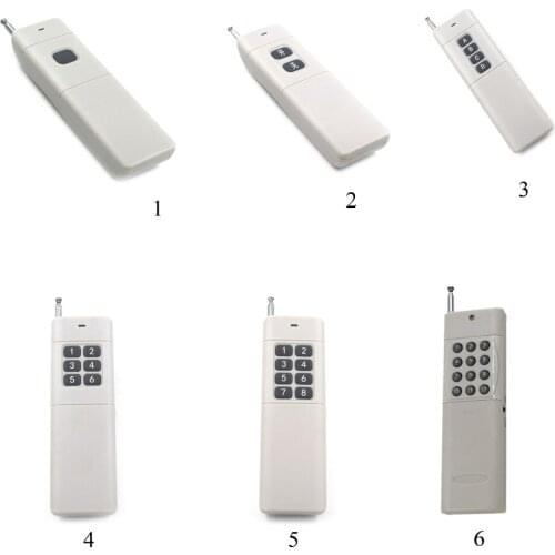 1CH 2CH 4CH 6CH 8CH 12CH Wireless Remote Switch Transmitter Long Range Remote Controller Fixed Code Soldering PT2262 2260