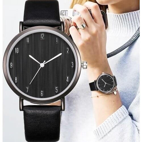 Top Luxury Brand Pink Fashion Gifts Ladies Watches Leather Female Quartz Watch Women Casual Strap Bracelet Wriswatch Reloj Mujer
