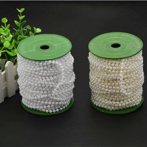 40 Meters 4mm Ivory/ White Garland Strand Wedding Centerpiece Decoration Supplies