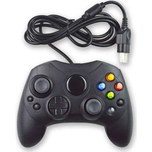 Classic Joystick Wired Game Controller Retro Game Pad Black Green Case for Xbox Game Accessories