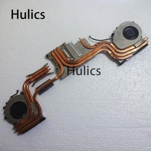 Hulics Original Laptop Heatsink CPU GPU Cooling Fan For MSI GE62VR GP62MVR GL62M MS-16J9 16JB Laptop Cooler PAAD06015SL N366