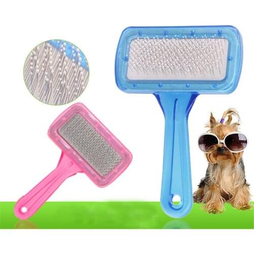 Pet Multi-purpose Needle Comb Dog Cat Trimmer Flea Brush Quick Clean Puppy Beauty Grooming Tool Kitten Pin Remover Supplies