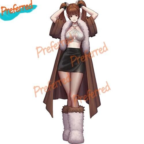 Fashion Girls Anime Waifu Car Bike Car Sticker Decal KK Vinyl Decor Motorcycle Off-road Laptop Trunk PVC Vinyl Sticker