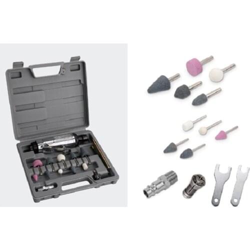 New 11pc/set 6mm Pneumatic polisher tool set Air auto Polished tire repair Tyre tool