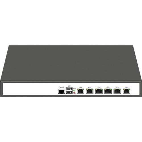 Pfsense Soft Routing 1U 6 LAN 3855U CPU Fanless 13 Inches Internal Battery Firewall Mini PC Processor for VPN Router Industrial