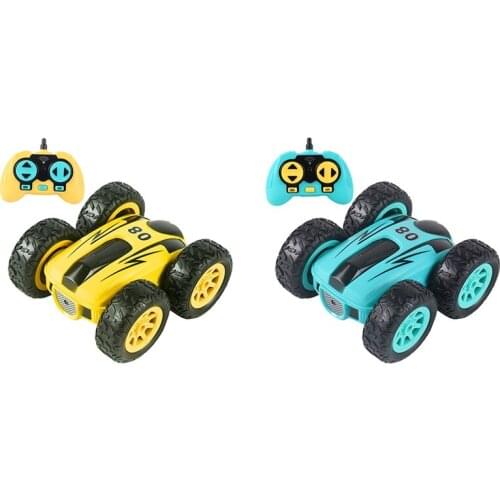 RC Stunt Car 2.4G Double-Sided Drift Stunt Car Rock Crawler Car 360 Degree Flip Remote Control Toys for Kids