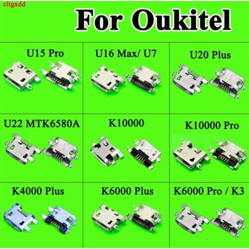 For Oukitel K6000 Plus K4000 K10000 Pro U22 U16 max U15 Pro U15S K8 Micro usb jack socket Dock Charging charger Port Connector