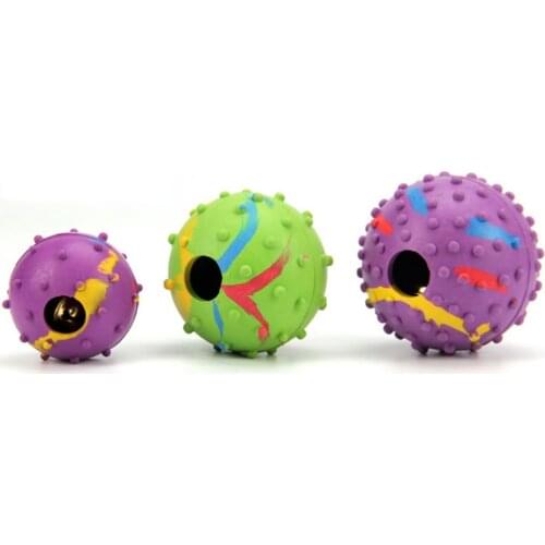Pet Rubber Bouncy Ball Toys Funny Tooth Cleaning Ball Toys For Pet Puppy Dog Cat Interactive Pet Dog Training Toys Pet Supplies