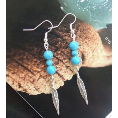 National trend accessories silver earrings vintage drop earring yc188