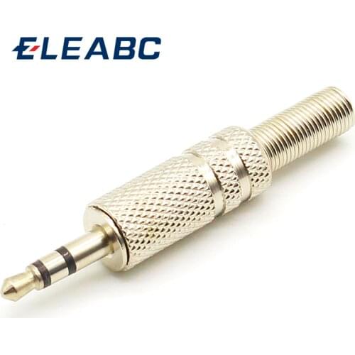 1pc Replacement 3.5mm 3 Pole Male Repair Headphones Audio Jack Plug Connector Soldering For Most Earphone Jack