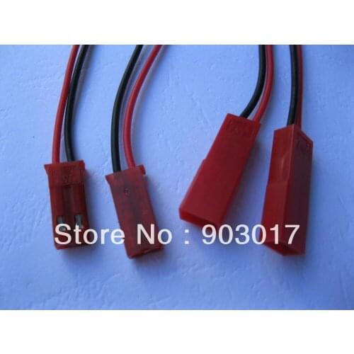 1000 Pairs JST 2 Pin Male & Female Connector Plug with 26AWG Wire 150mm