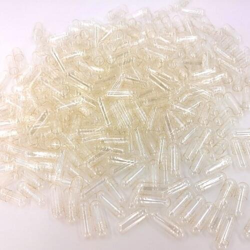 1000Pcs Empty Gelatin Capsule Gelatin Capsule Empty Hard Gelatin Capsule Clear Kosher Gel For Medicine Pills Refill Storage