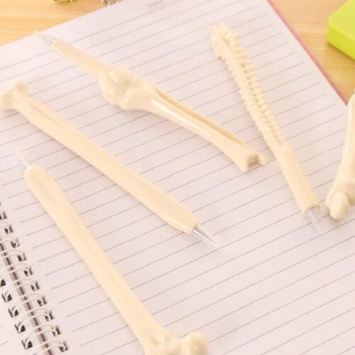 25 Pcs Bone Ballpoint Pen Back To School Blue Black Ball Pens Office Accessories Wholesale Stationery