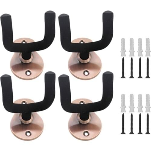 4Pack Skateboard Wall Hanger Ski Hanger Guitar Hanger Wall Mount for Guitar Skateboard Longboard Skis Snowboards
