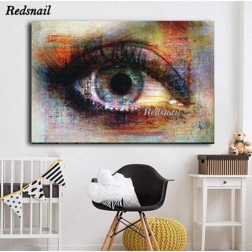 Diamond Embroidery,Abstract Art Colorful Eye,5D,diy Diamond Painting ,cross-stitch full Drill Mosaic Wall Art EE963