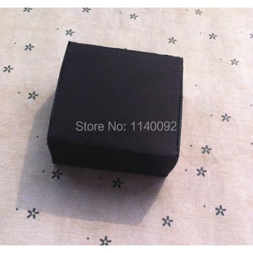 Free shipping 50pcs a lot 5.5x5.5x2.5cm black matte paperboard box/cosmetics gift packing box/Handmade Soap ornament packing box