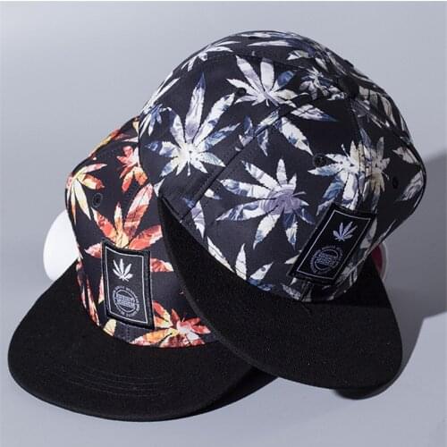 Maple leaf Snapback Hats Hip Hop weed Baseball Cap I Gorras Bones LOVE Haters For Men Women Bone Aba Reta Gorras Homme Casquette