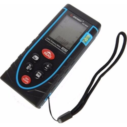 SW-M80 Digital Laser Distance Meter Rangefinder Tape Measure Area/volume Tool
