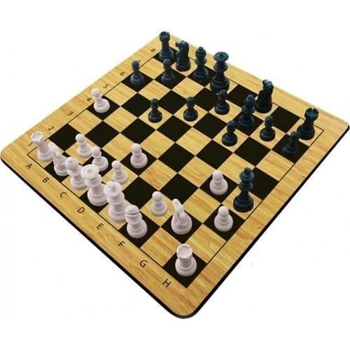 Wooden Chess Set 32x32cm Great Quality Brain Training Table Game Made in Turkey