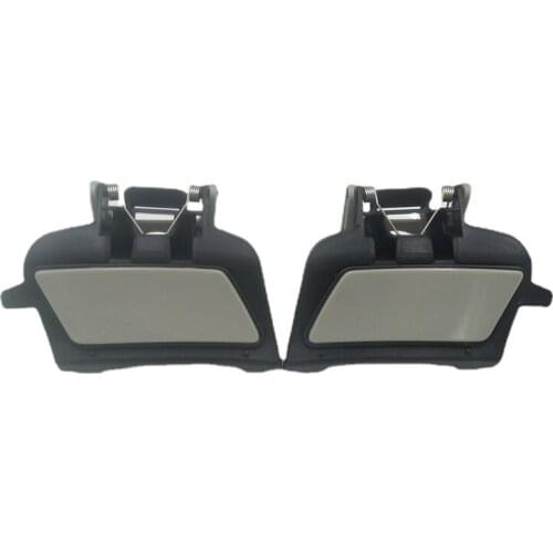 For Mercedes Benz MB ML Class W164 Headlight Headlamp Washer Primed Cover Cap Set 2005 2006 2007 2008