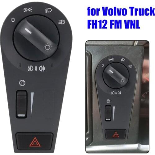20942844 Car Switch Fog Light Headlight Button Automobile Accessories Replacement For Volvo Truck FH12 FM12 FM9 VNL 2004-2014