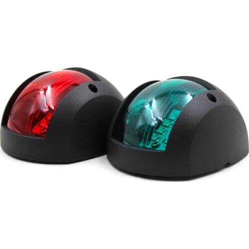 Red/Green LED Navigation Light Signal Lamp 12V24V currency Sidelight for Marine Boat Yacht Accessory Indicator light accessories