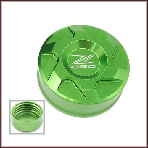 Rear Brake Fluid Reservoir Cover Cap Aluminum For KAWASAKI Z 650 Z650 2017-2019 Motorcycle Accessories CNC Motor Parts