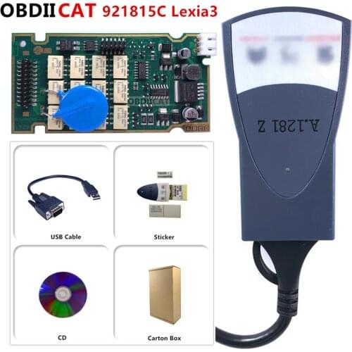 Lexia 3 PP2000 Diagbox V7.83 with Firmware 921815C Lexia3 V48/V25 For Citroen for Peugeot OBDII diagnostic-tool