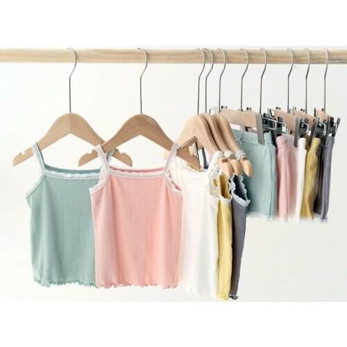 Girls Pajamas Set Kids Children Lace Pyjamas Toddler PJS 2020 Summer Fitted Underwaist and Short Sleepwear Nightwear