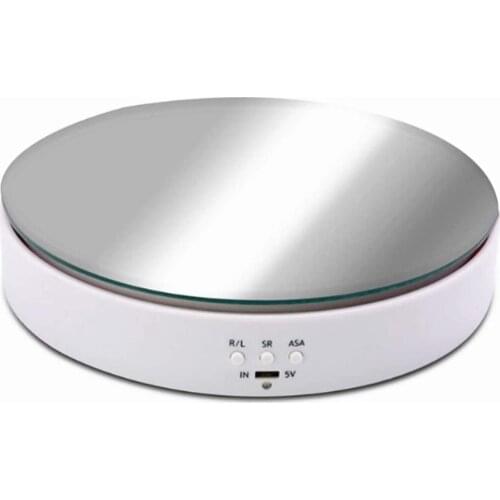 3 Speeds Electric Rotating Display Stand 360 Degree Turntable Jewelry Holder Battery For Photography Video Shooting Prop