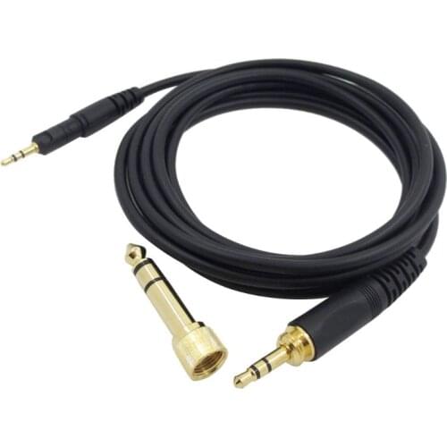 Replacement Cable For Audio Technica ATH-M50X M40X M60X M70X Headphones Fits Many Headphones 23 AugT2 6.35mm conversion