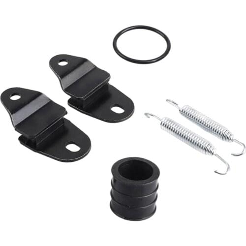 2Pcs Exhaust Mounting Bracket with Cylinder Spring&Washer for Yamaha 87-06