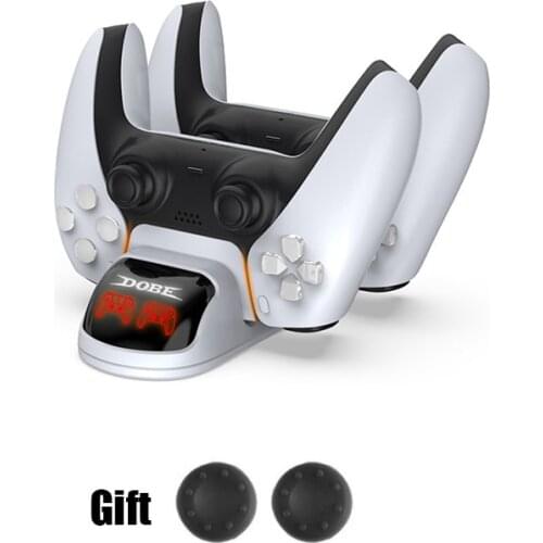 2021 PS5 Controller Joypad Joystick Handle USB Charger Dual USB C Fast Charging Dock Station for Playstation 5 Gamepad