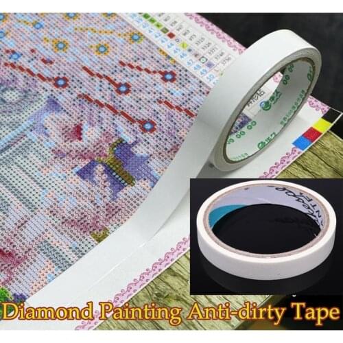 2x10cm 5D Diamond Painting Tools Anti-dirty Tape Adhesive Edges Sticker DIY Diamond Painting Accessories