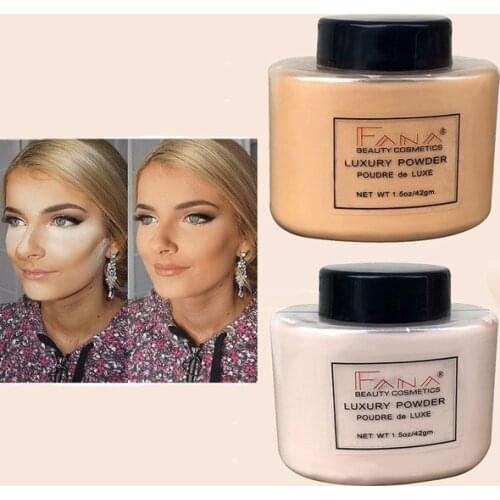 4 Colors Loose Powder Transparent Finishing Powder Matte Smooth Baking Mineral Oil Control Powder Invisible Pores Concealer TSLM