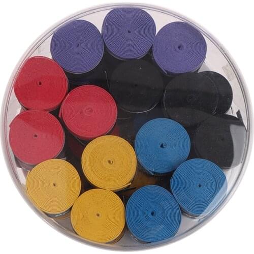 60pcs Universal Sweatbands Anti-slip Overgrip Tape for Fishing Rods Racket Grips