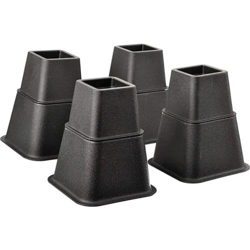 8Pcs Adjustable Bed Risers or Furniture Riser to Create an Additional 3 Inches of Storage Desk or Sofa Lift
