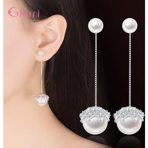 Amazing Big Discount Genuine 925 Sterling Silver Earrings For Women High Quality Fashion Jewelry Gift For Mum/Wife/Daughter