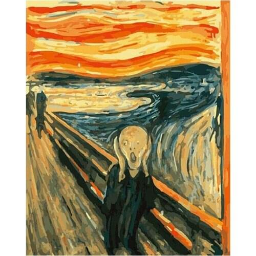 Abstract Skull Paintings By Numbers DIY Pictures Oil Coloring By Numbers Set Gift Drawing By Numbers Canvas Decor New Arrivals