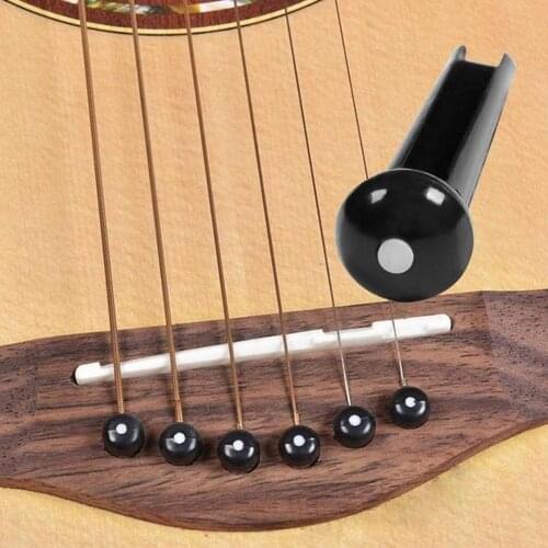 Acoustic Guitar Rosewood Bridge + Upper And Lower String Durable Accessory Pillows Guitar String Set Nails + Q1F1