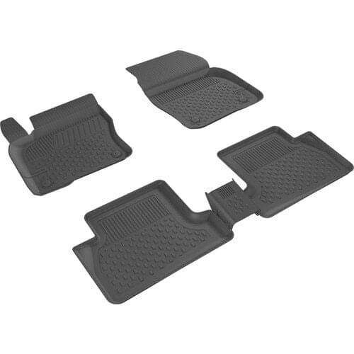 Roxform Car In-4.5D Mop Black Auto Mat Interior Accessories Tuning For Ford Focus 3 2010 2011 2012 2013 2014 2015 2016 2017 2018